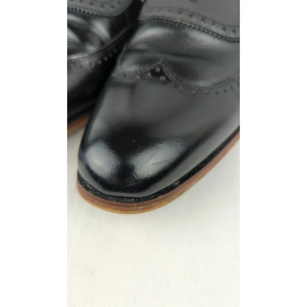 Stacy Adams Men's Sullivan Wingtip Oxford Dress Shoes Memory Foam Black 8.5